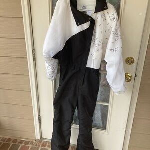 Nils Vintage 80/90’s Black and White Thinsulate Ski Suit Snow Suit/ Made in USA